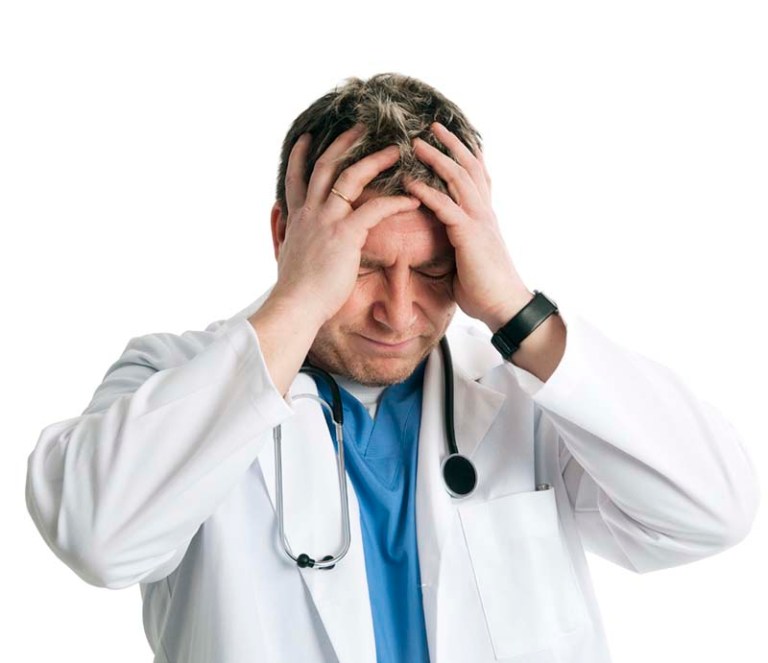Distraught Doctor Upset-Doctor